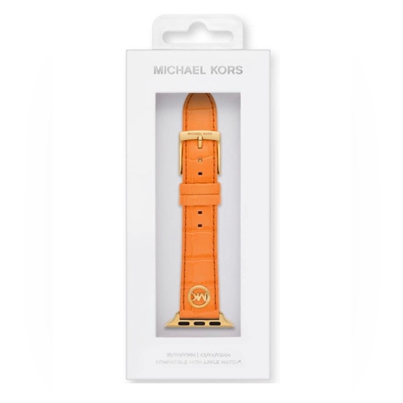 Michael Kors Women's Apricot Croco Leather Band for Apple Watch® - Picture 1 of 6